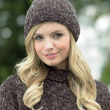 Ladies Jumper and Hat in James C. Brett Flutterby Animal Prints Super Chunky - JB332 - Leaflet