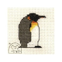 Mouseloft Stitchlets - Emperor Penguin Cross Stitch Kit - 64mm