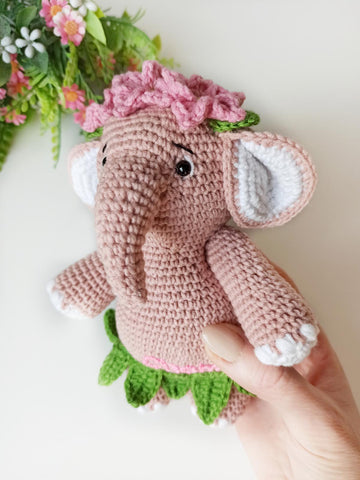 Amigurumi Elephant crochet toy