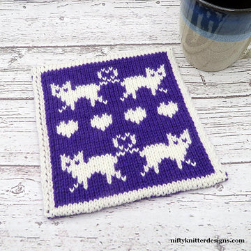 Cat Affection Potholder