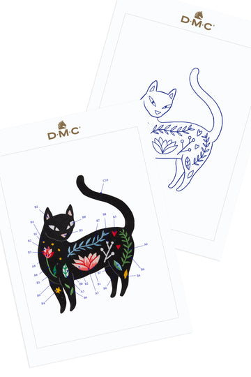 Cat in DMC - PAT0523 - Downloadable PDF