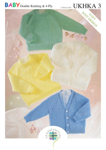 UKHKA 3 Sweater and Cardigan - UKHKA3pdf - Downloadable PDF