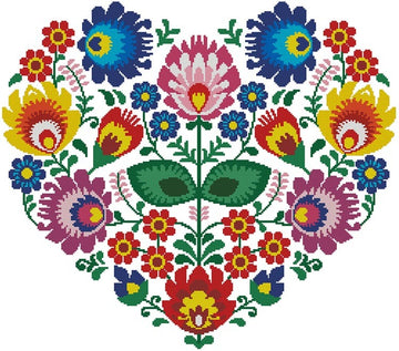 Polish Folk Heart