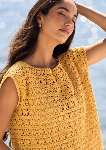 Copal Top in MODE at Rowan Cotton DK - Downloadable PDF