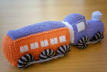 Passenger Steam Train Knitting Pattern