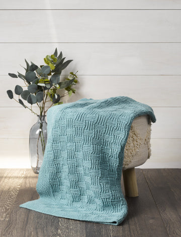 #1235 Capitol Reef - Afghan Knitting Pattern For Home in Valley Yarns Valley Superwash by Valley Yarns