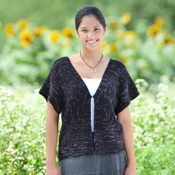 486 Star Paths Cardigan - Knitting Pattern for Women in Valley Yarns Charlemont Kettle Dyed