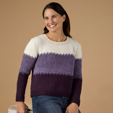 1066 Tramontana - Jumper Knitting Pattern for Women in Valley Yarns Becket