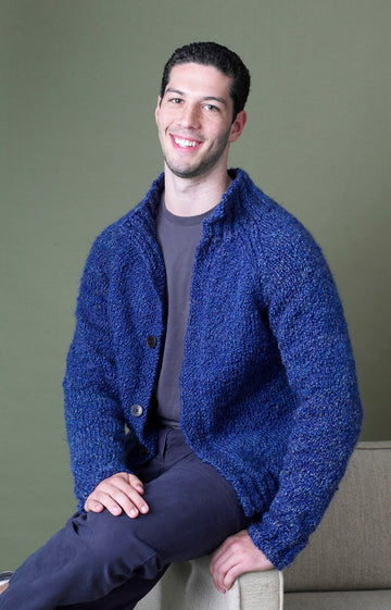 Bethel Woods Cardigan in Lion Brand Homespun - 90351AD
