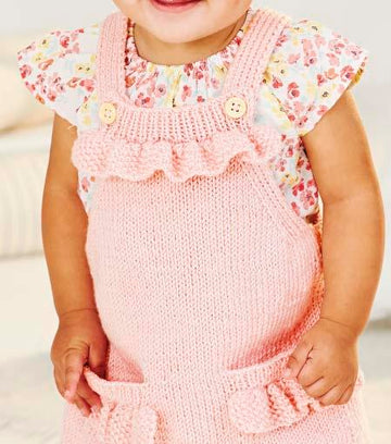 Pinafores in Stylecraft Bambino DK - 9504 - Downloadable PDF