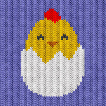 Baby Chicken Knitting Chart