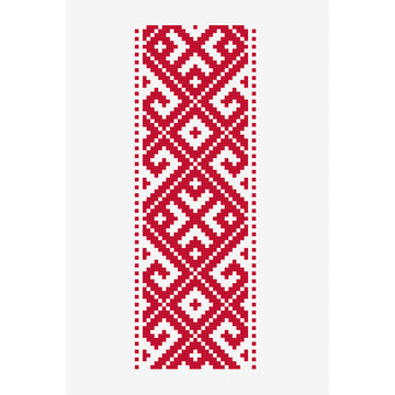 Geometric Romanian Banner in DMC - PAT0701 - Downloadable PDF