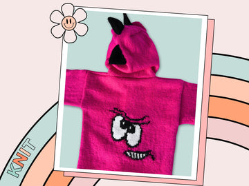 Snippety Monster Hooded Cardigan