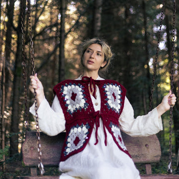 Granny square vest