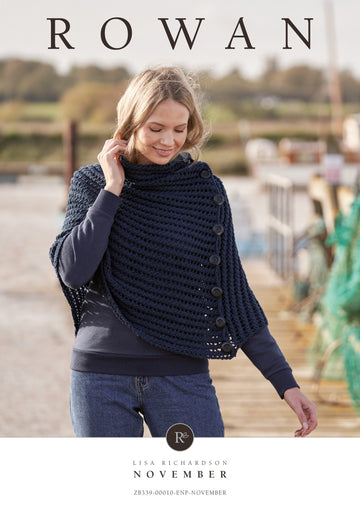 November Wrap in Rowan Four Seasons - Downloadable PDF