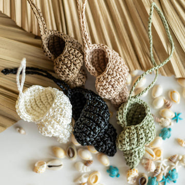 Shell spiral keychain