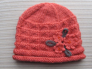 Stockinette Triangles Stitch Hat
