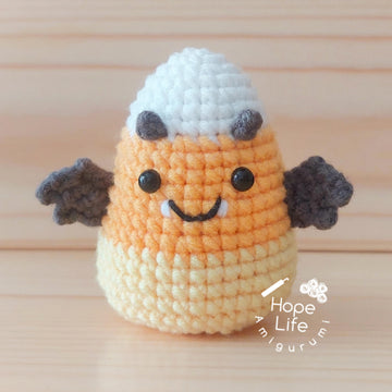 Halloween Candy Corn Bat