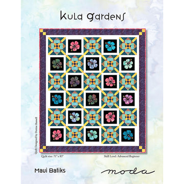 Moda Fabrics Kula Gardens Quilt - Downloadable PDF