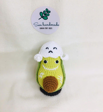 Ghostly Avo - Crochet pattern - PDF File- English