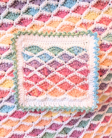 Fanfare Blanket Crochet Pattern