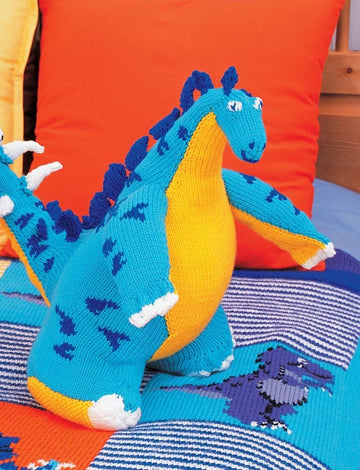 Stegosaurus Toy in Patons Canadiana