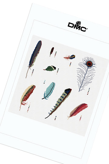 Autumn Feathers in DMC - PAT0112 - Downloadable PDF