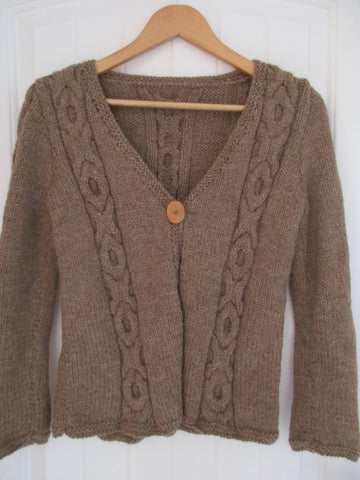 Cable Panel Cardigan