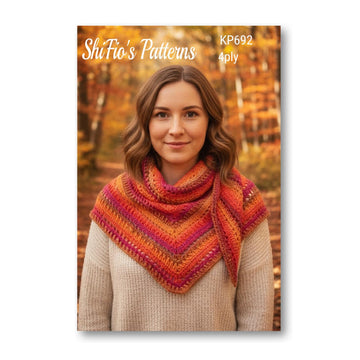 Ladies Scarf Crochet Pattern #692
