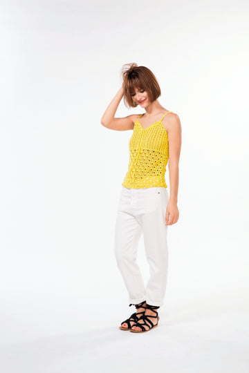 Women Spaghetti Strap Top in Bergere de France Coton Fifty - 60508-400 - Downloadable PDF