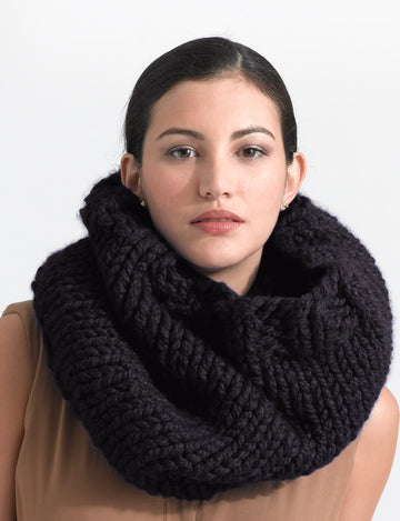 Dobbs Ferry Cowl in Lion Brand Wool-Ease Thick & Quick - 90574D