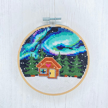 Ellbie Co. Northern Lights Cross Stitch Kit