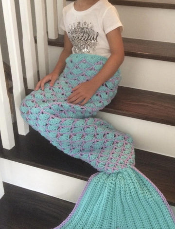 Mermaid Dreams Tail Blanket