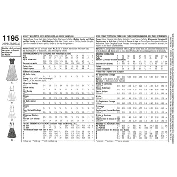 Simplicity Women's and Petite Special Occasion Dress 1195 - Sewing Pattern