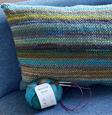 Cushion basket weave stitch