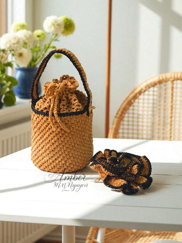 Riviera Rose Bucket Bag Crochet Pattern