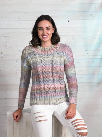 Sweater in James C. Brett Marble Chunky - JB697 - Leaflet