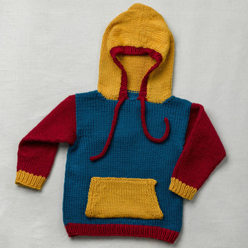 #1339 Sugar Tyme - Hoodie Knitting Pattern for Kids in Valley Yarns Haydenville Bulky