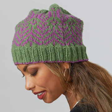 1281 - Primrose - Hat Knitting Pattern for Women in Valley Yarns Wachusett by Valley Yarns
