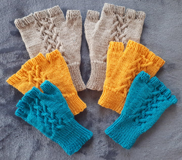 Entwined Fingerless Gloves