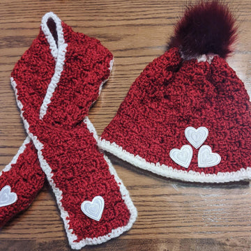 C2C hat and scarf set