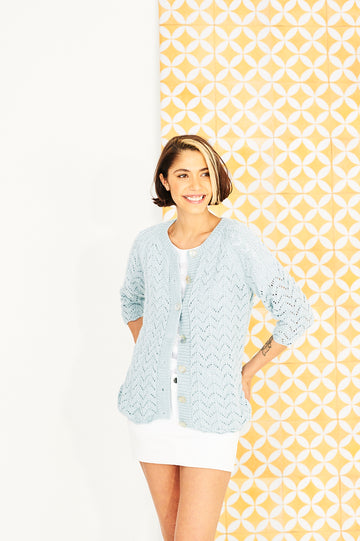 Cardigan and Sweater in Stylecraft Bellissima DK - 9849 - Downloadable PDF