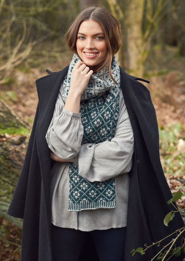 Lattice Scarf in Rowan Alpaca Soft DK (Fr) - Downloadable PDF