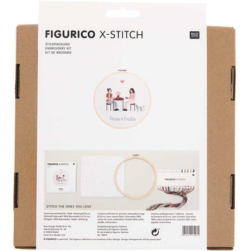 Rico Figurico Teatime Cross Stitch Kit