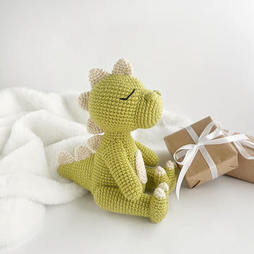 Crochet dinosaur amigurumi pattern toy