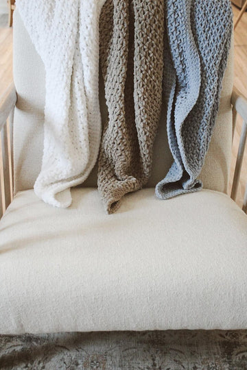 Chunky Chenille Throw Blanket