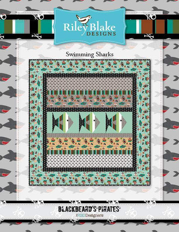 Riley Blake Swimming Sharks - Downloadable PDF