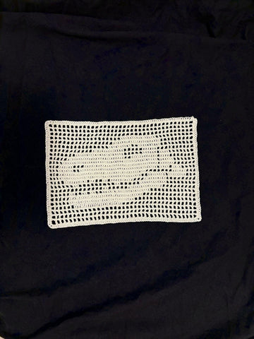 Dinosaur Fossil Filet crochet (Chart Only)