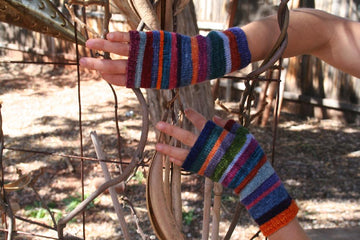 Cheerful Fingerless Gloves