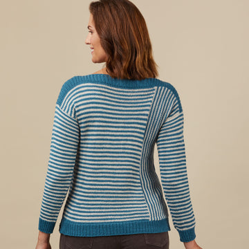 #1360 Cosmic Crisp - Jumper Knitting Pattern for Women in Valley Yarns Superwash DK